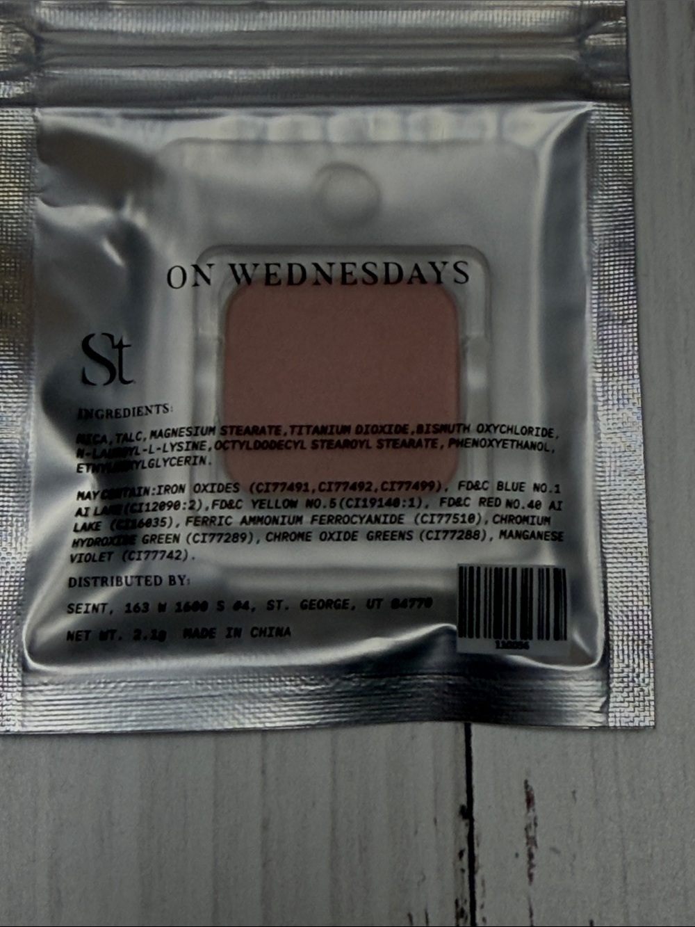 Seint On Wednesdays Single Eyeshadow - Mauve Pink